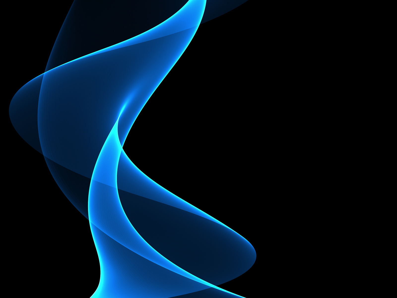 Abstract Soft Color Blue Wave Background